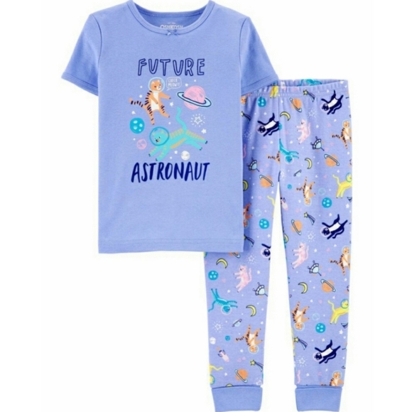 🌟🆕️ Osh Kosh Astronaut Cat PJs, 4T - Picture 1 of 7